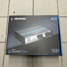 Memphis Audio MM500.4V 500W 4-Channel Marine Audio Amplifier 4-Ch. Amp NEW
