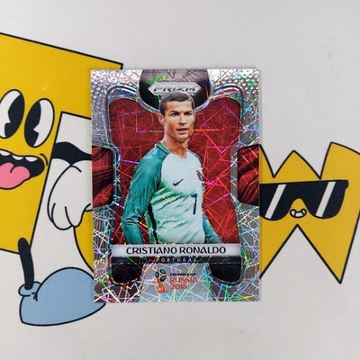 2018 Panini Prizm World Cup Cristiano Ronaldo Lazer Prizm Refractor Card  