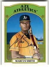 2021 Topps Heritage Minor League Marcus Smith Real One Autographs #ROA-MS Auto