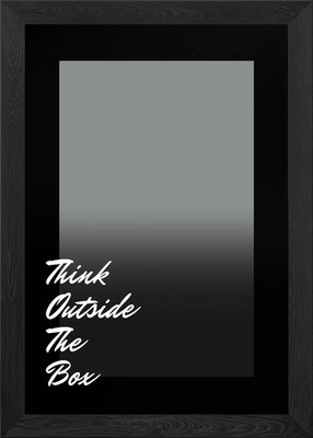 Think Outside The Box Framed Wall Art Poster Canvas Print Picture