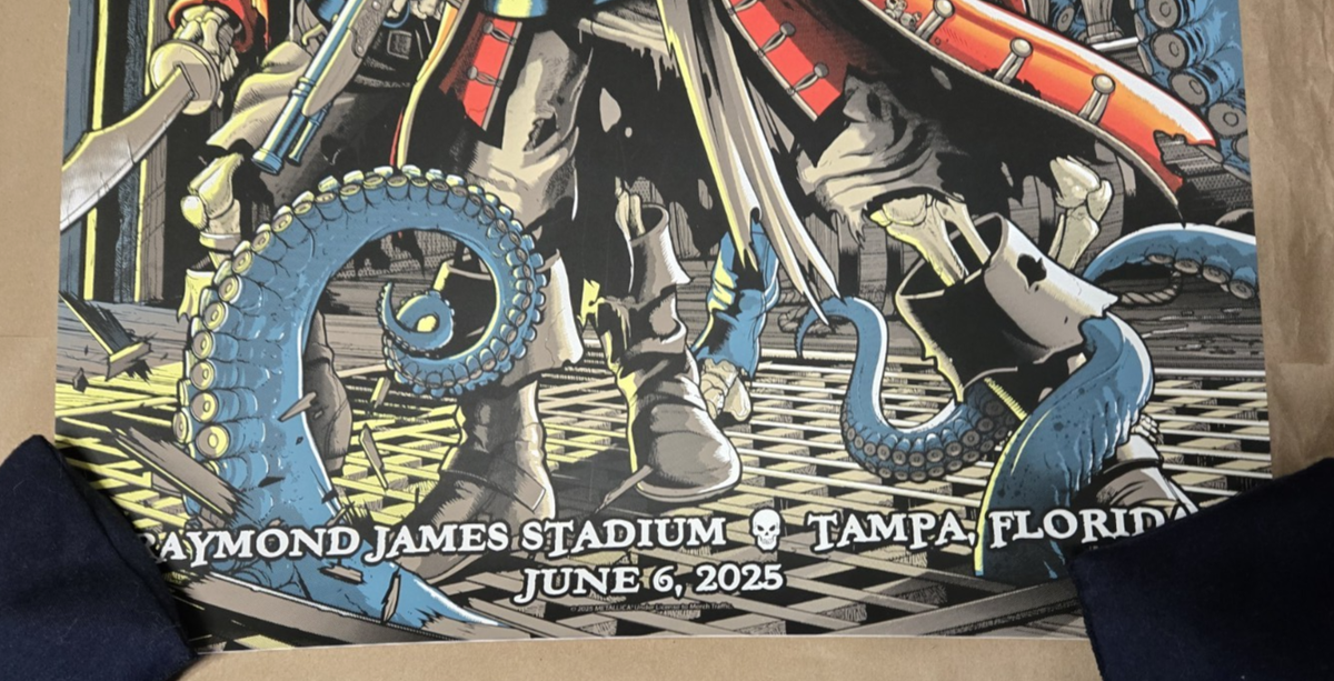 METALLICA - M72 TOUR 2025 TAMPA, FL SHOW SE POSTER SET - ANDREW