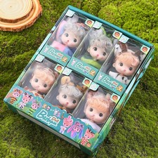 Cute Mini Doll Animal Pattern Clothes Toy Figurine  for Kids Girls