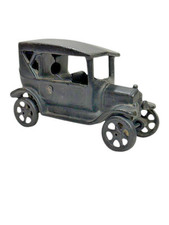 Antique Arcade Cast Iron Model T Coupe Toy Car M155 Vintage Ford 1920s USA