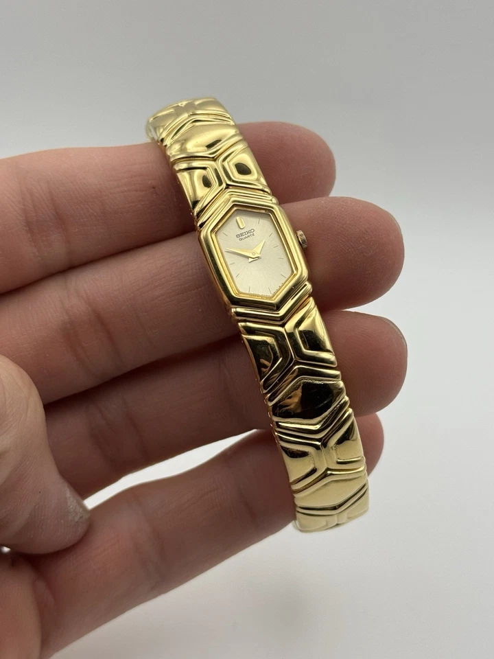 RARE AUTHENTIC VINTAGE SEIKO WATCH GOLD 270712 - Image 2 of 4