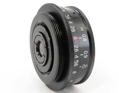 ⭐Virtualmente NUEVO⭐ INDUSTAR-69 2,8/28 Lente Gran Angular Rusa Panqueque M39 LOMO #43 - Imagen 3 de 5