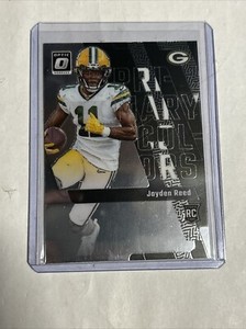 2023 Panini Donruss Optic Jayden Reed RC Primary Colors Rookie #12 Packers 🧀