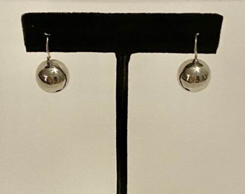 Sterlingsilber Kugel Tropfen Ohrringe