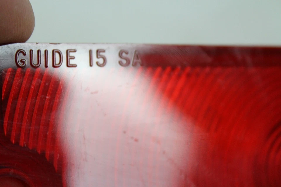 GM OEM Delco Guide 1967 Chevrolet Caprice Station Wagon Tail Light Lamp Lens - Image 3 of 4