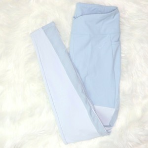 baby blue workout leggings