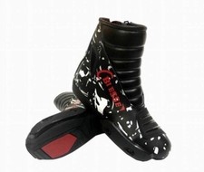 Scarpe Stivali Bambini Minimoto Racing Pitbike 30 31 32 33 34 35 36 37 38 39