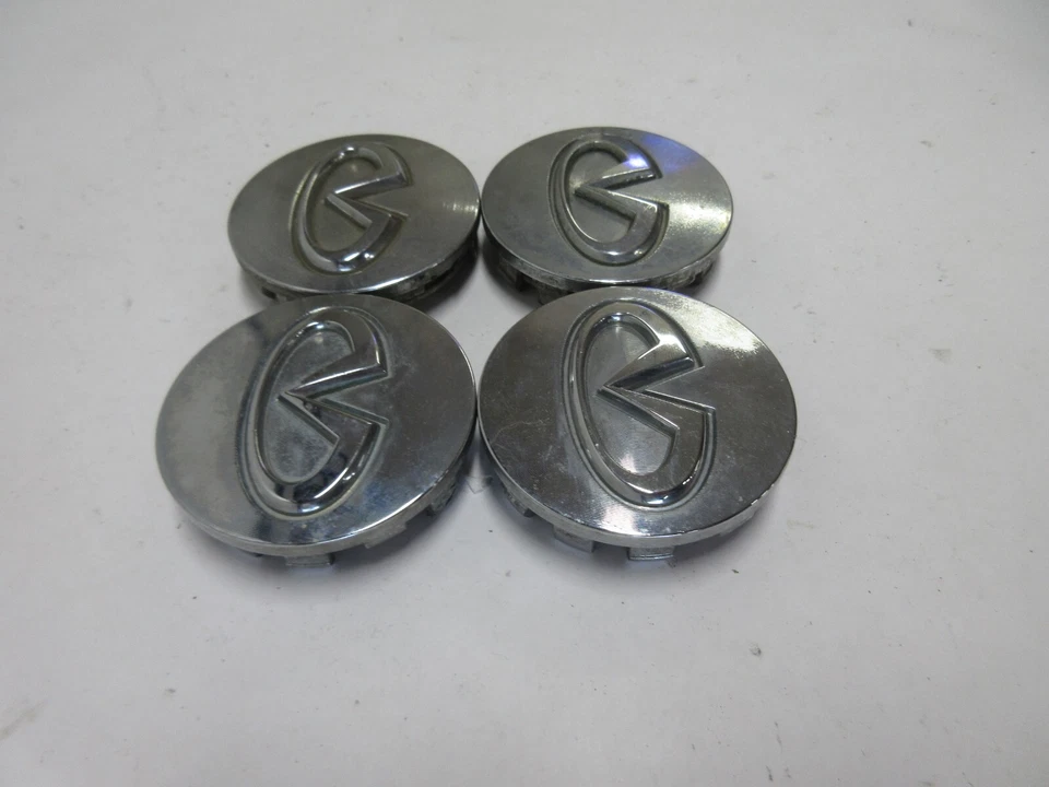 99-13 Infiniti Q45 I30 G20 G35 M45 Juego de cuatro (4) tapacubos centrales P/N 403435P215 Foto 3 de 4