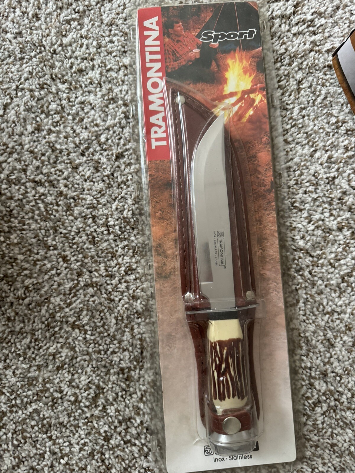 Tramontina sport knife inox stainless brasil | eBay