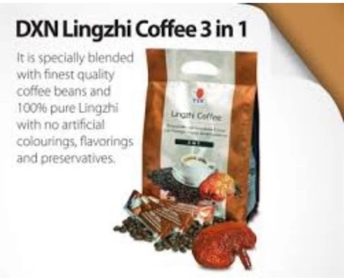 Paquete de 5 café DXN Lingzhi 3 en 1 Ganoderma Reishi café clásico instantáneo envío rápido - Imagen 6 de 8