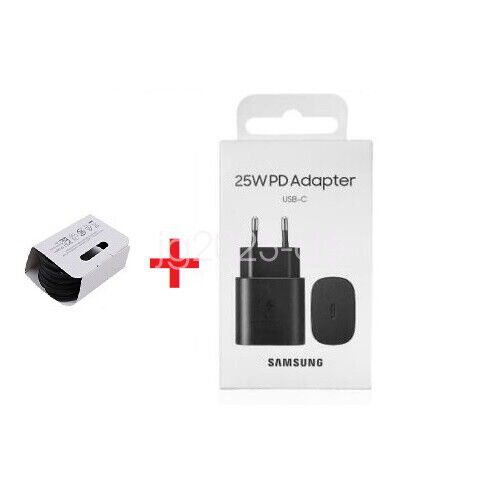 Caricabatterie rapido originale Samsung 25 W alimentatore cavo USB-C Galaxy S23 S24 A54 5G - Foto 12 di 17