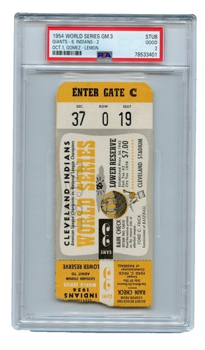 1965 Ticket Pass PSA 5 Willie Mays 500 HR. | eBay