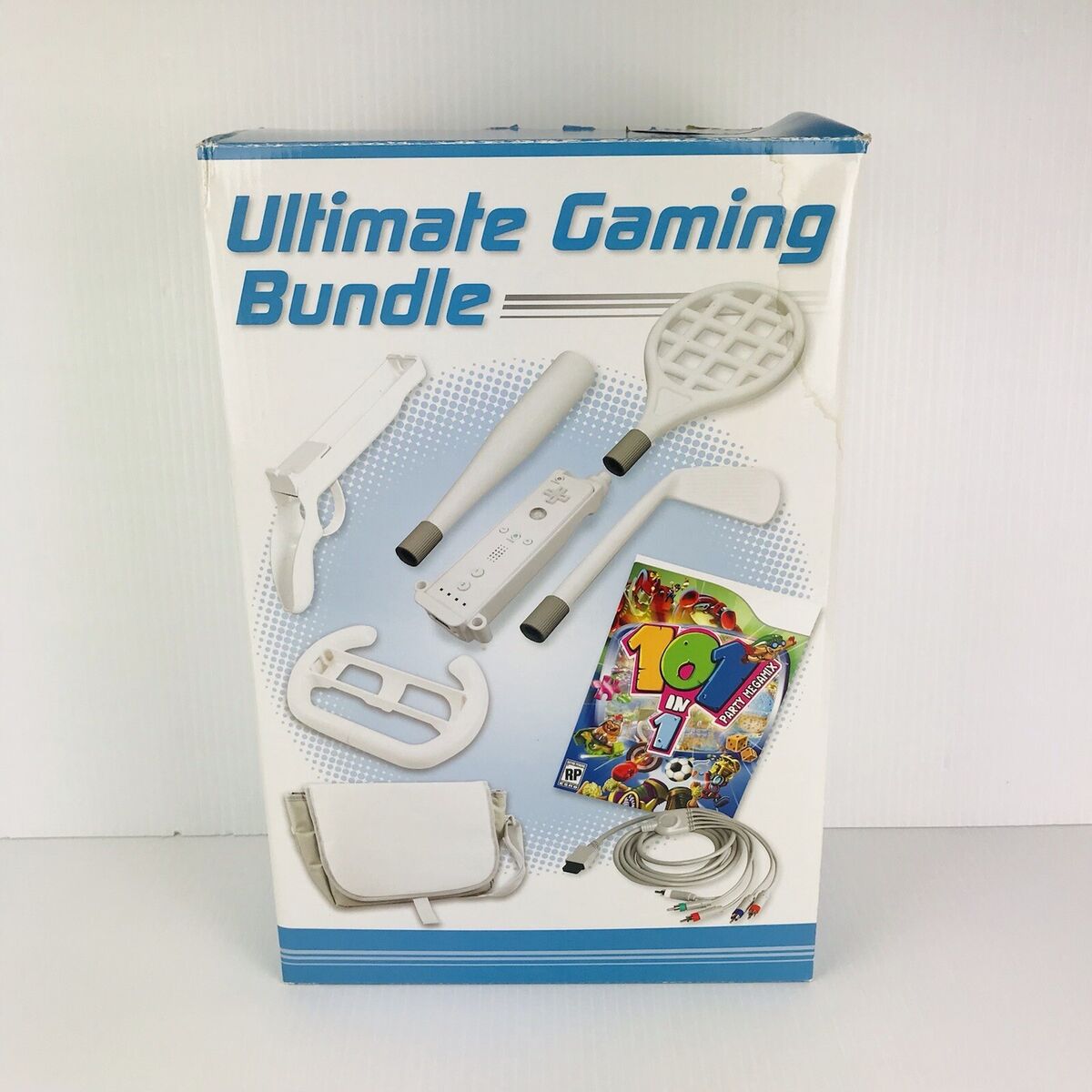 Nintendo Wii Ultimate Gaming Bundle Tennis New Golf Wheel Nintendo Wii Ultimate Gaming Bundle Tennis New Golf Wheel