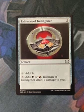 Talisman of Indulgence | 7% Off 2+ | Duskmourn | NM | MTG
