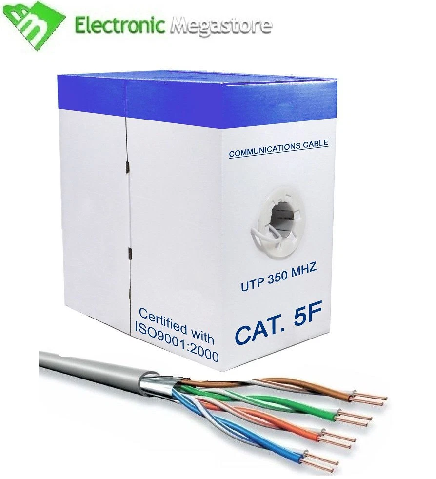 Cavo Ethernet Cat 5e Schermato – GP492 – 0,5 Metri – Nero – Antistrappo