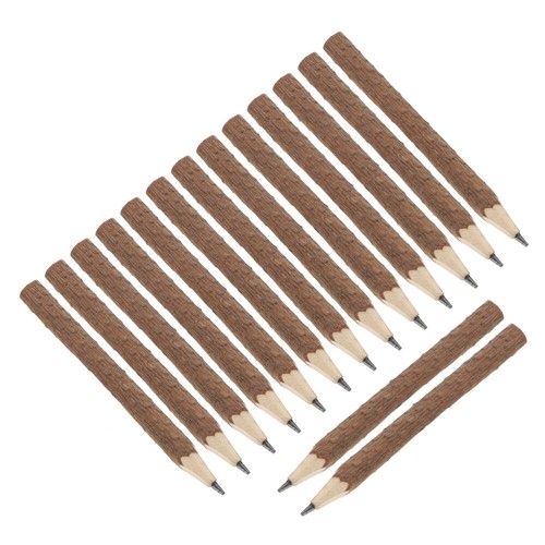 15 PCS Student Stationary Pencils Novelty Pencils Rustic Wood Pencils