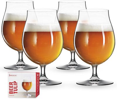Spiegelau Beer Classics Biertulpe 4 tlg. Bierglas Kristallglas Kristall 