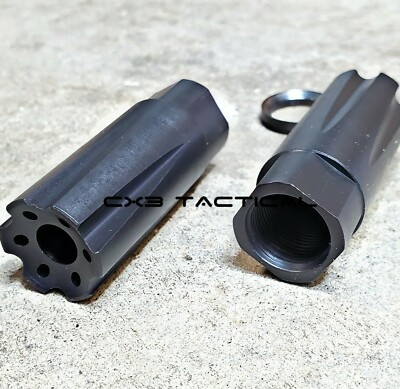.300 Blackout Smooth Linear Muzzle Brake Compensator 5/8-24 TPI Sound Forwarder 