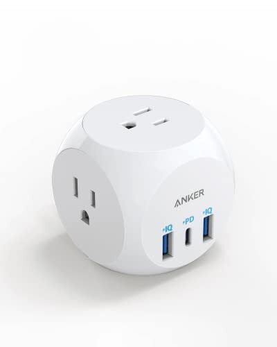 ANKER ELECTRICAL OUTLET EXTENDER 30W USB C CHARGER 3-OUTLET EXTENDER - WHITE 6190₽