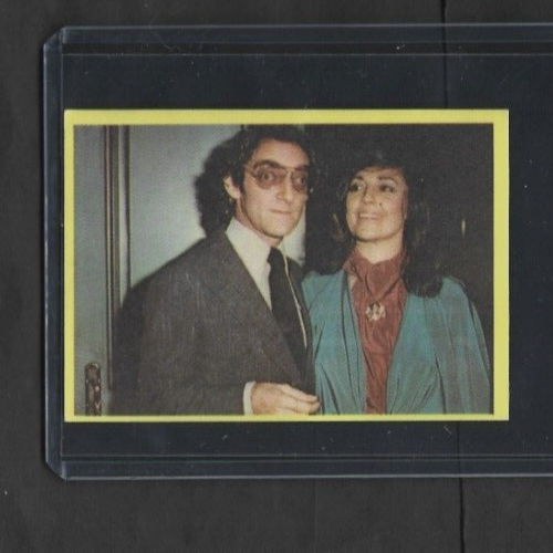 1980 portugiesische Tele-Stars #312 MARTY FELDMAN & Ehefrau Film Starkarte - Bild 1 von 2