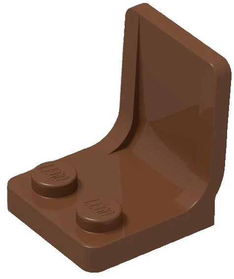 ☀️НОВОЕ красновато-коричневое сиденье LEGO 2x2x2 x20 (4079/4211206) офисное автомобильное кресло - Изображение 2 из 2