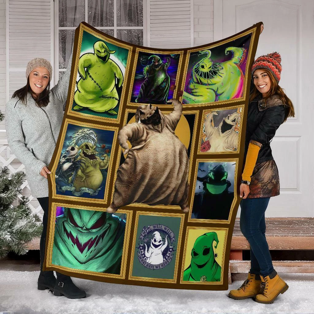 Oogie Boogie Blanket, Oogie Boogie 3D Fleece, Sherpa Blanket