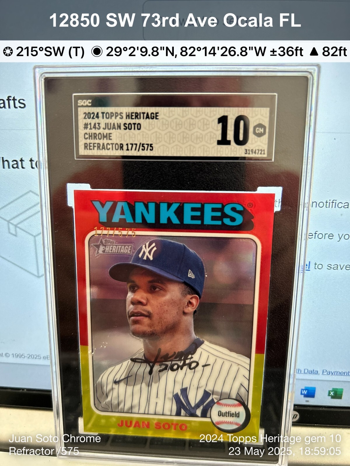 2024 Topps Heritage - Juan Soto #143 Chrome Refractor /575