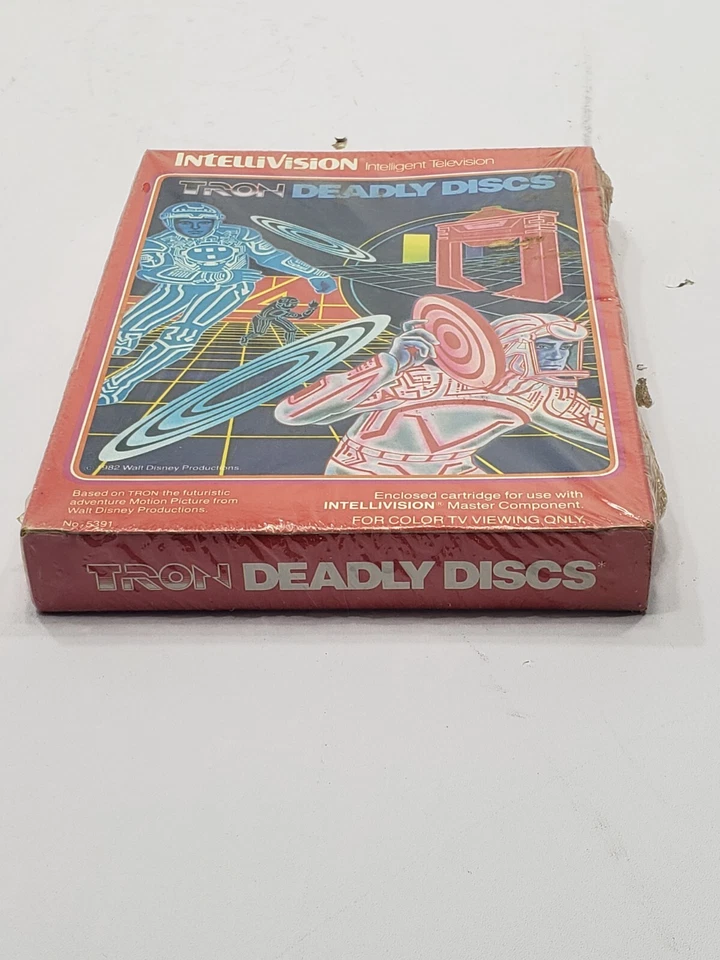 Vintage1982 Tron Deadly Discs Intellivision Cartridge Overlays Instructions NEW  - Image 3 of 4