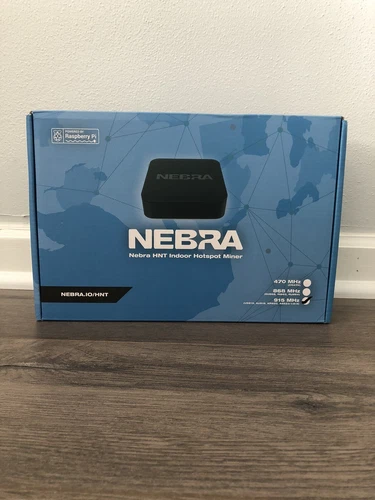 Nebra Indoor Helium HNT Hotspot Miner 915 MHz Raspberry Pi Brand New Sealed