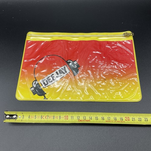VINTAGE ZIP BAG ASTUCCIO  Anni 80 RADIO DEEJAY#[LE] - Picture 3 of 3
