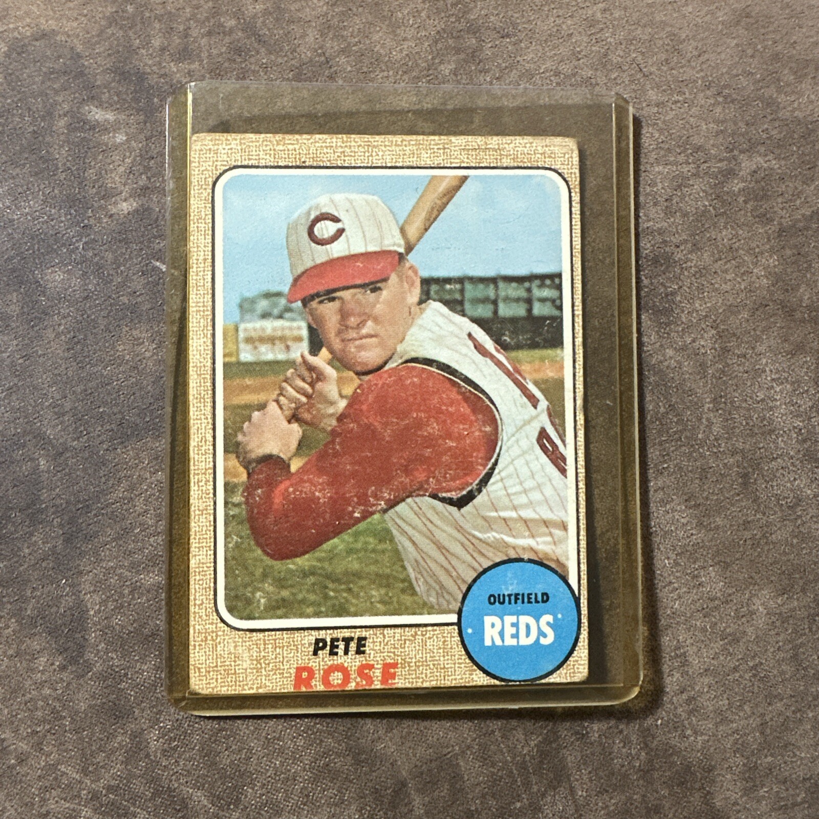 Pete Rose 1968 Topps #230 SGC 4.5 VGEX Reds