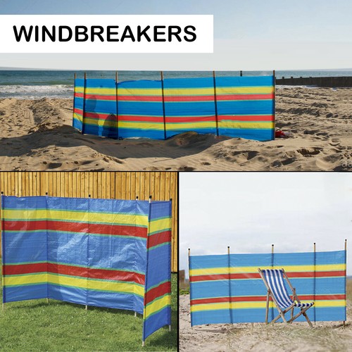 4/6 Pole Wind Breaker Holiday Garden 