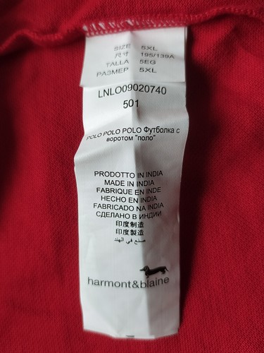 Harmont & Blaine Shortsleeves Polo Shirt WORLDWIDE SHIPPING T-0180 - Picture 4 of 8