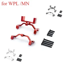 2PCS CNC Metal Pull Rod Linkage Servo Mount for WPL C14 C24 C34 B14 B24 1:16 RC