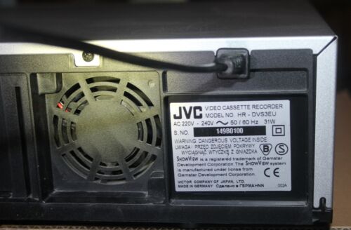 JVC HR-DVS3EU - S-VHS und Mini-DV Recorder
