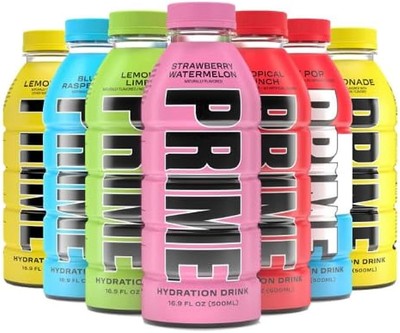 prime hydration drink 6 flavors to chose from + glowberry RARE
