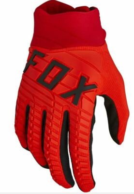 Fox Head Racing Adult 360 Race Gloves Riding Motocross ATV BMX Flo Red