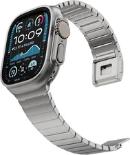 KU XIU Apple Watch Titanium Band Ultra 2 Ultra Series 10 46mm Adjustable