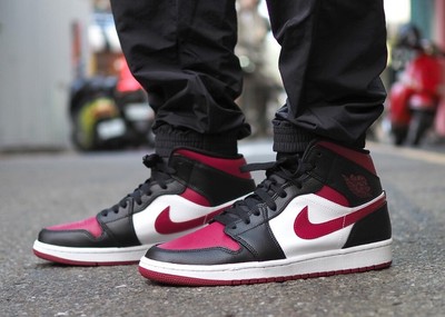 jordan 1 mid bred toe release date