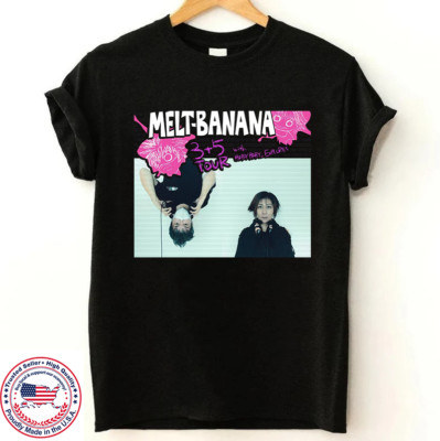 MELT BANANA 3+5 Tour 2024 Short Sleeve T Shirt Full Size S-5XL | eBay