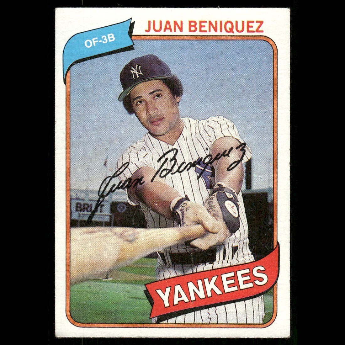 1980 Topps - Juan Beniquez #114 New York Yankees ⚾ Baseball
