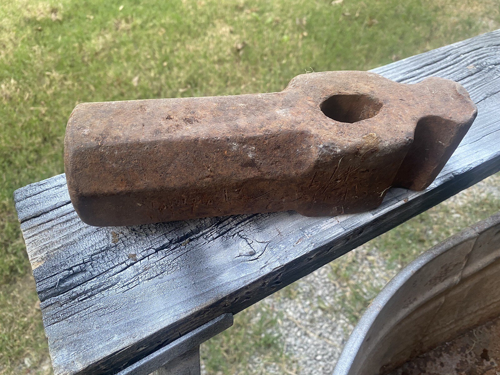 Vintage Blacksmith Sledgehammer Sledge Hammer Head 16 Lb Unique Shape