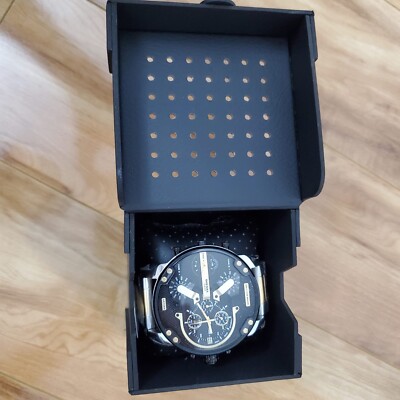 Diesel Watch (DZ7459) Three tones gold, silver and black color
