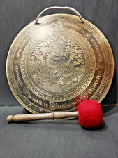 Gong 30 Cm Tibetan Temple Gong High Quality And Design Meditation Calm Mind