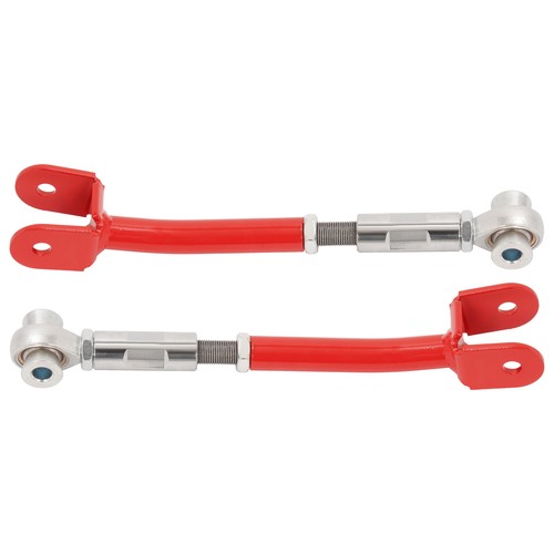 For Nissan 350Z 03-09 Infiniti G35 Coupe Sedan 03-07 Red Rear Camber Arms - Picture 18 of 20