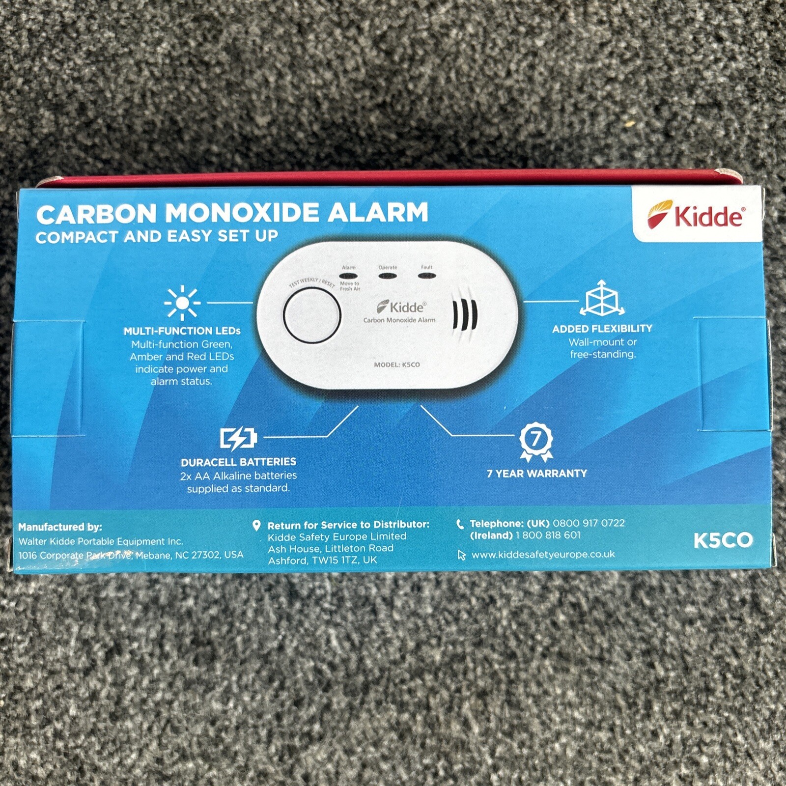 Kidde K5CO Carbon Monoxide Detector eBay
