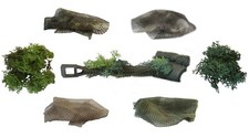 1/16 RC tank upgrades accessories set 2 model camouflage nets and moss bushes